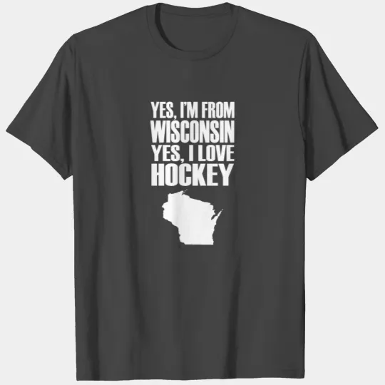 wisconsin hockey T Shirts