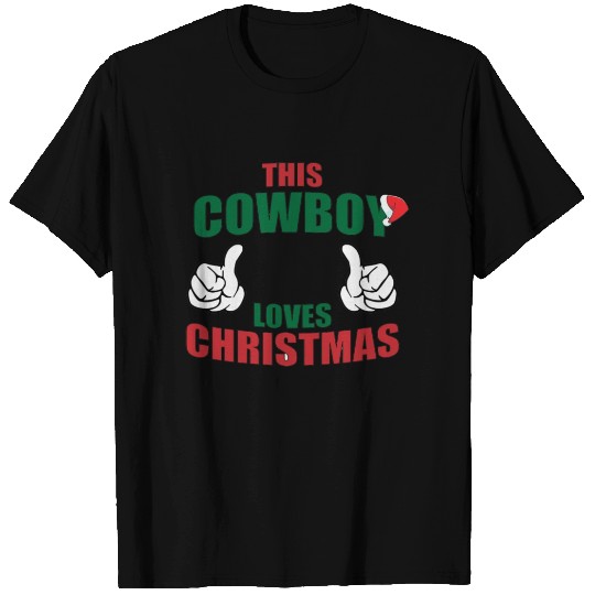 This Cowboy Loves Christmas T Shirts