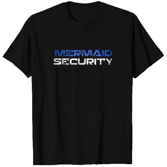 mermaid security T Shirts