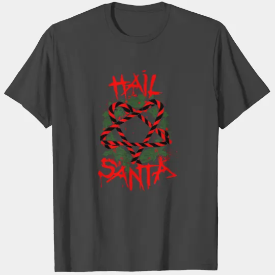 Ugly Sweater Hail Santa Rock And Roll Christmas T Shirts