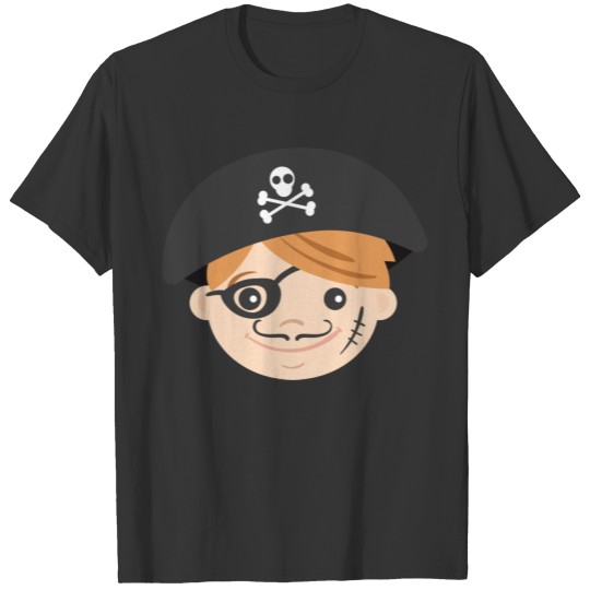 Pirate makeup T-shirt