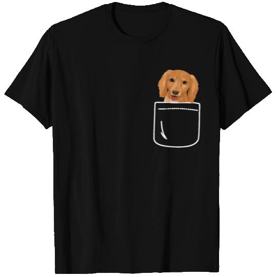 Dachshund In Your Front Pocket Doxie Lover T Shirts