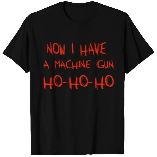 die hard machine gun T Shirts