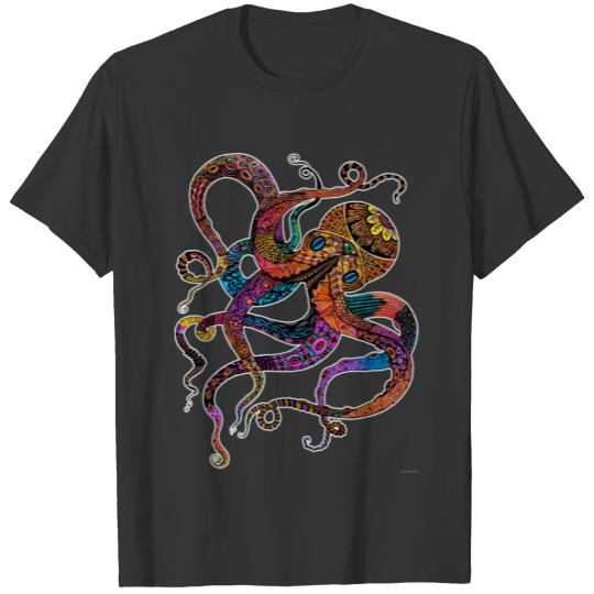 Electric Octopus T shirt T-shirt