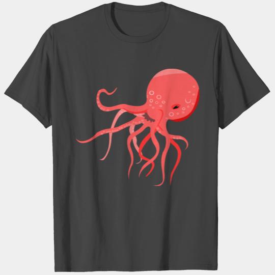 tintenfisch giant octopus krake kalmar sepien fish T Shirts