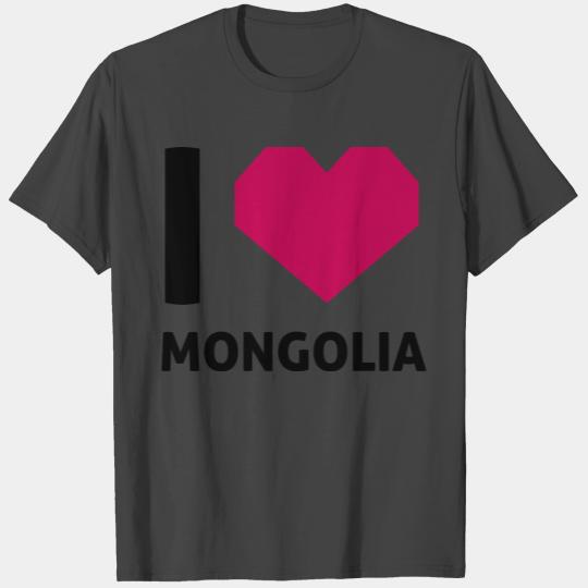I Love Mongolia T Shirts