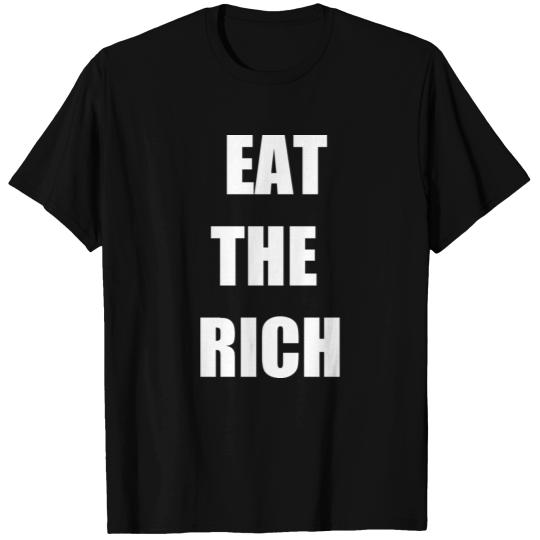 eat the rich wht T Shirts