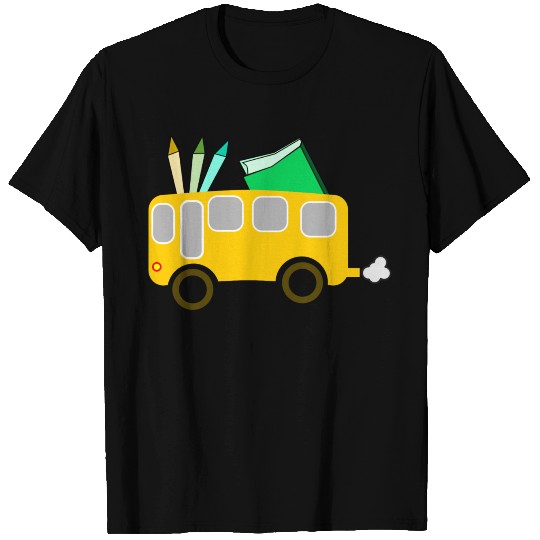 school bus coach omnibus schulbus verkehr34 T Shirts