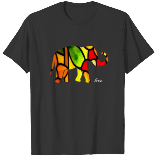 Elephant Love Gift Bright T-shirt