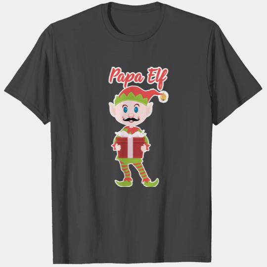 Papa Elf Christmas Elf Family T Shirts