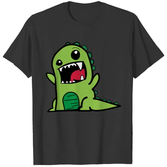 Monster Dino Dinosaur god zilla Comic Gift Present T Shirts