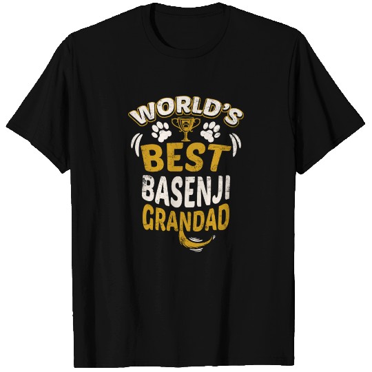 World's Best Basenji Grandad T Shirts