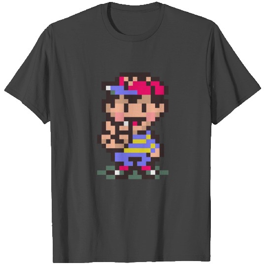 Ness Earthbound 8bit T Shirts