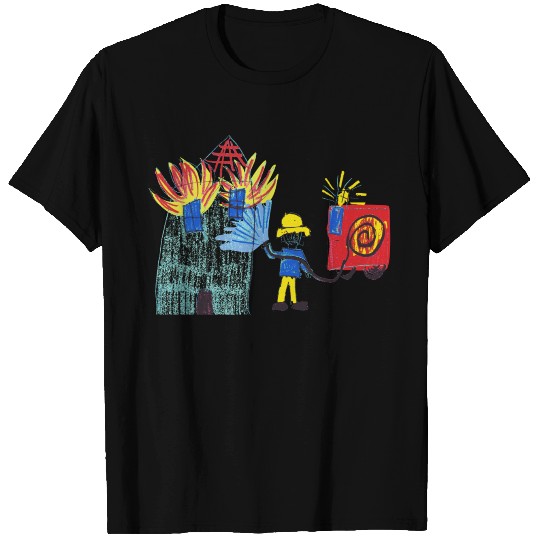 fire fighter station feuerwehr feuerwehrmann T Shirts