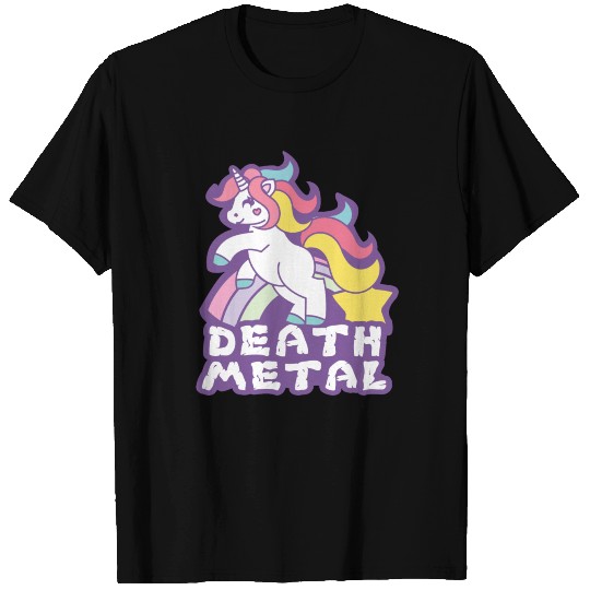 Death Metal Unicorn T Shirts - Gift