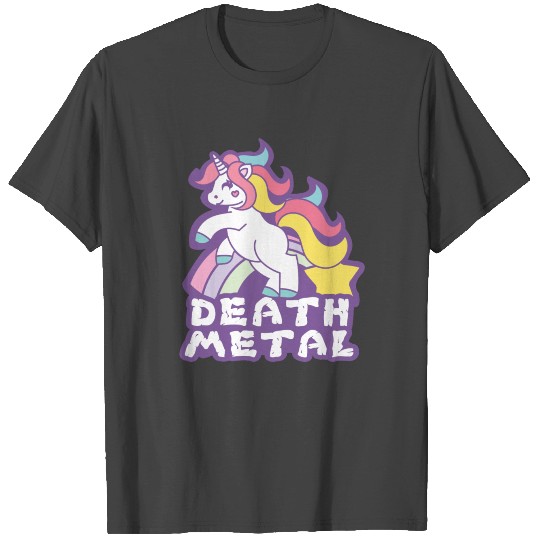 Death Metal Unicorn T Shirts - Gift