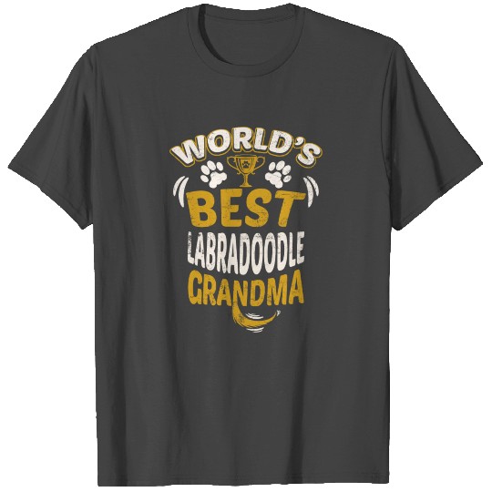 World's Best Labradoodle Grandma T Shirts