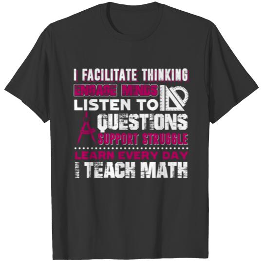 Teach Math Shirts T-shirt