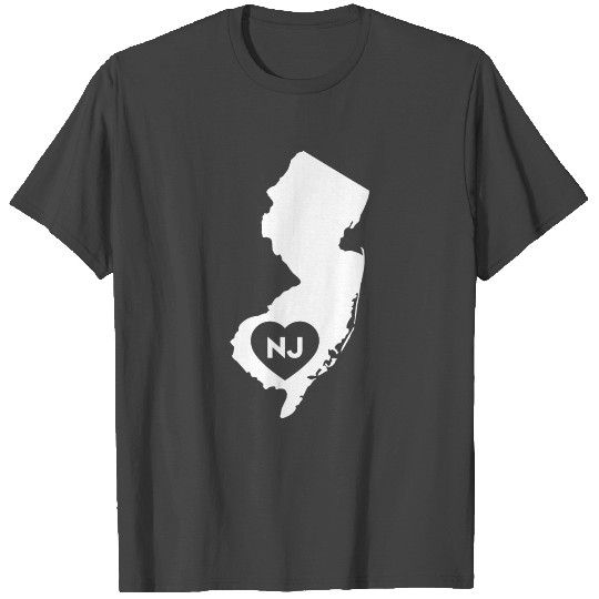 I Love New Jersey State T Shirts