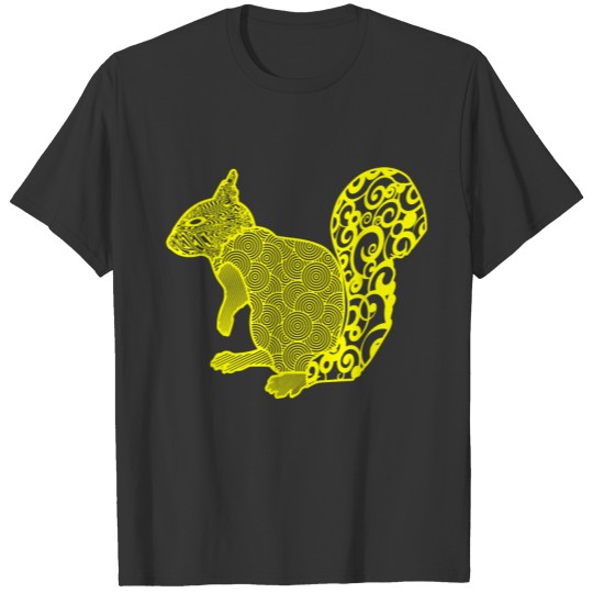 GIFT - SQUIRREL YELLOW T Shirts