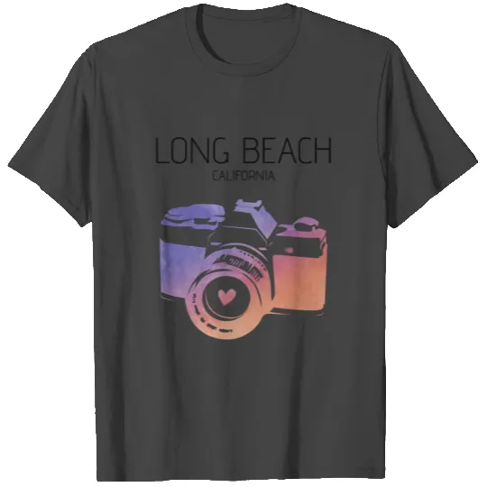 Camera Long Beach T Shirts