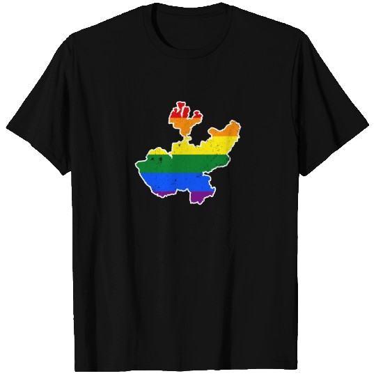 Jalisco Mexico Rainbow Flag LGBT Pride Flag T Shirts