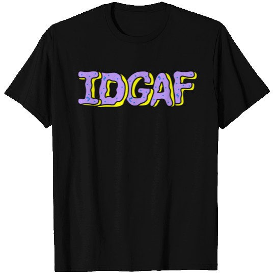 IDGAF Violet Donuts T Shirts