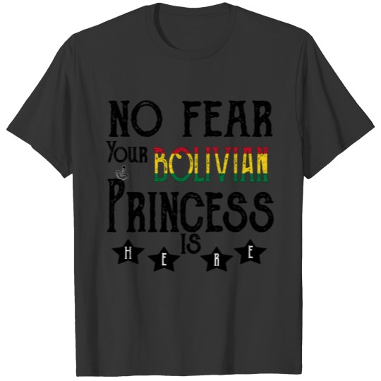 Geschenk Prinzessin Land queen Bolivien T-shirt