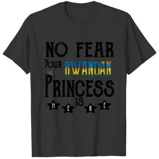 Geschenk Prinzessin Land queen Ruanda T-shirt