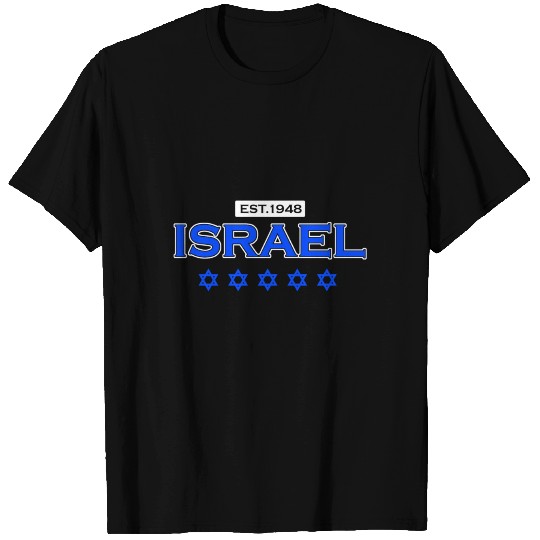 Israel established 1948 Star of David gift T Shirts