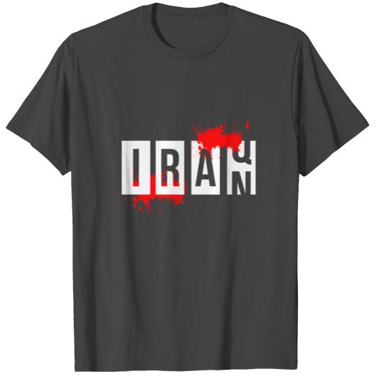 Iraq Iran war bloody veterans usa fight gift blood T Shirts