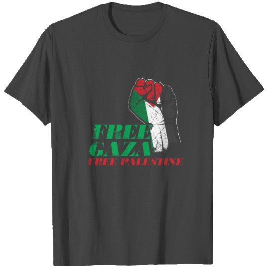 Free gaza free palestine gift arabia T Shirts