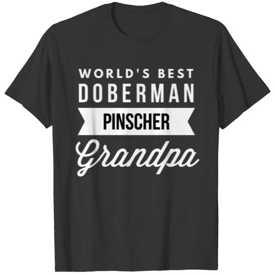 Best Doberman Pinscher Grandpa T Shirts