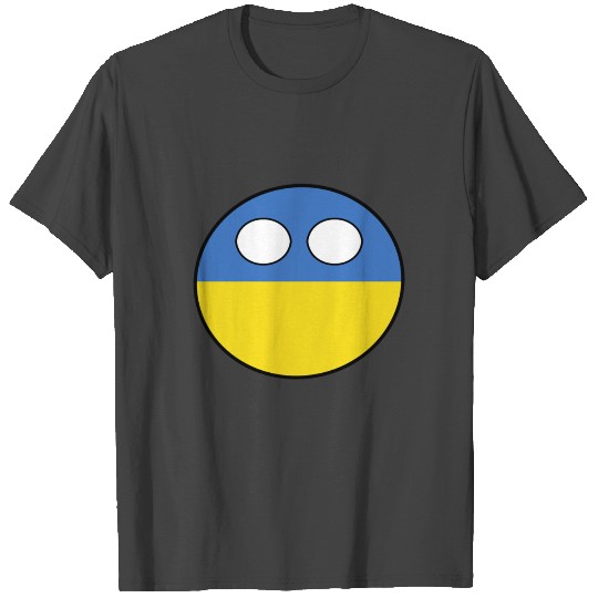 Countryball Laenderball Land Heimat Ukraine T Shirts