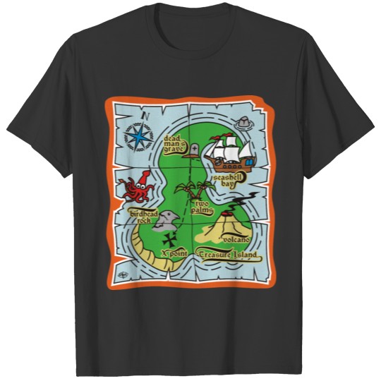 Pirate Map T-shirt