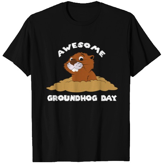 Awesome Groundhog Day Gift T Shirts