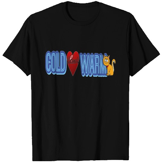 cold heart warm kitty T Shirts