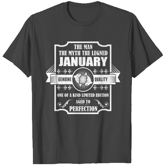 Pisces Legend January T Shirts