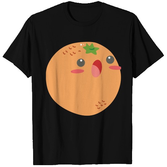 Orange Fruit Image T Shirts