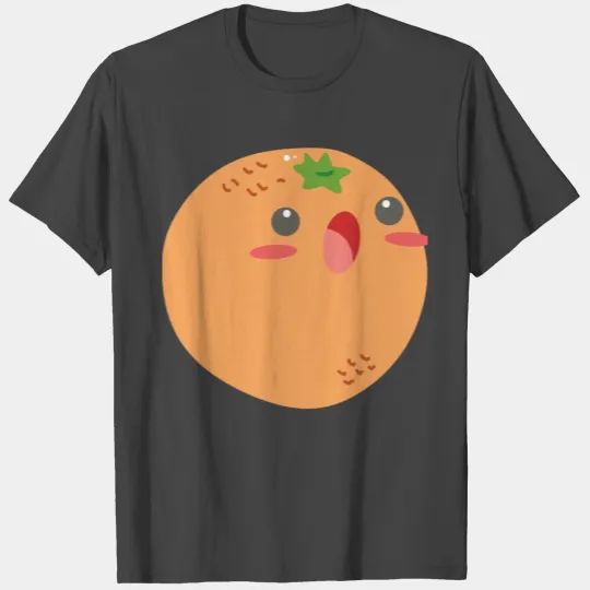 Orange Fruit Image T Shirts