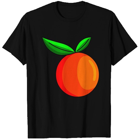Orange Fruit Image T Shirts
