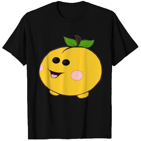 Orange Fruit Image T Shirts