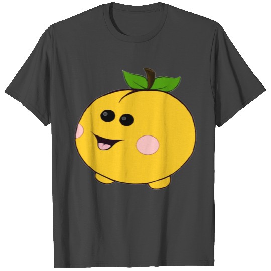 Orange Fruit Image T Shirts