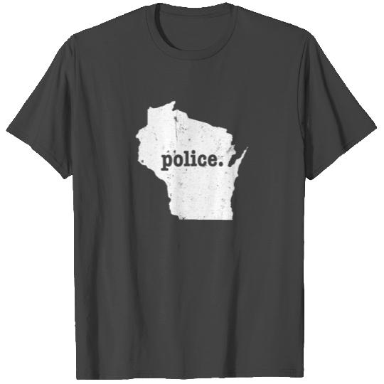 WisconsinPolice T Shirts State Trooper Deputy Sheriff T Shirts