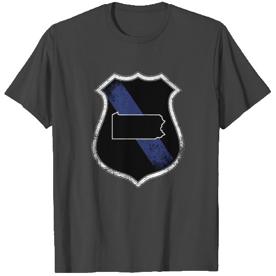 Philadelphia Police Pittsburgh Police PA State Police T Shirts