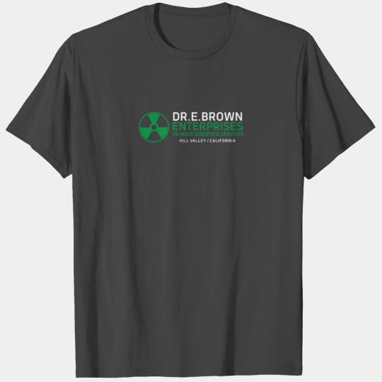 Dr Emmett Doc Brown Enterprises Back To The Future T Shirts