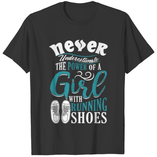 GIRL WITH RUNNING SHOES T Shirts