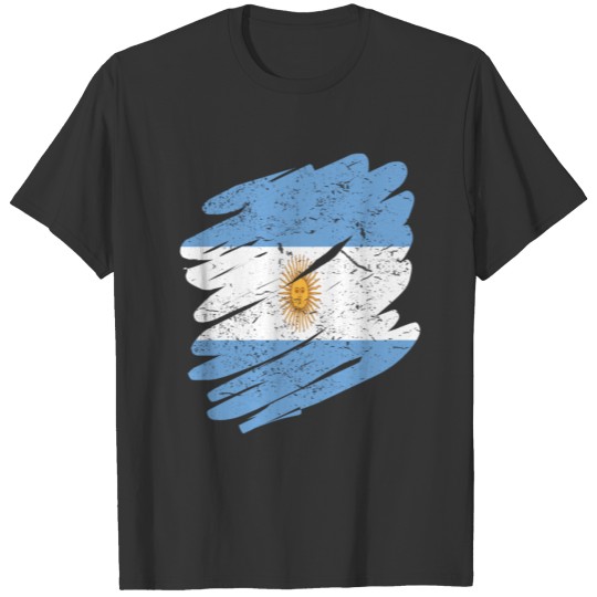 Pinsel Land Heimat Argentinien T-shirt