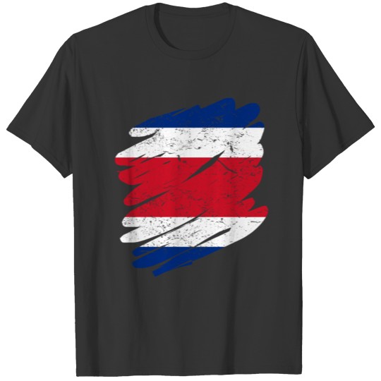 Pinsel Land Heimat Costa Rica T-shirt