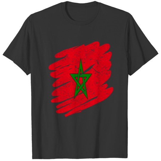 Pinsel Land Heimat Marokko T-shirt
